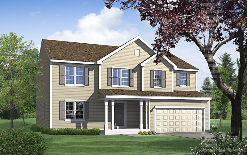 House Illustrations - Home Renderings - North Bethesda MD