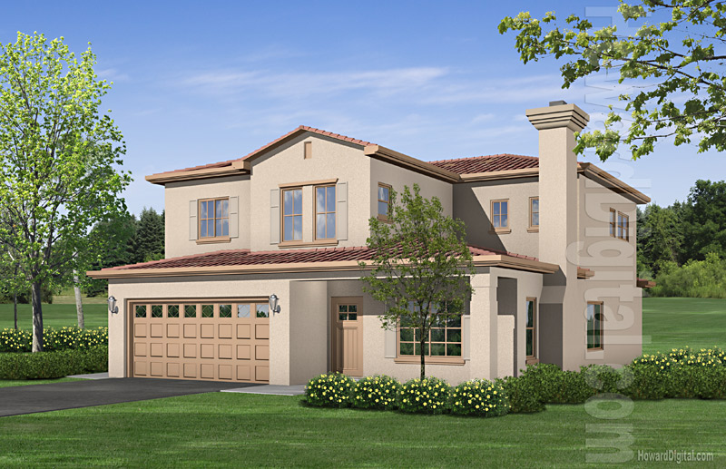 House Illustrations - Home Renderings - Las Vegas NV