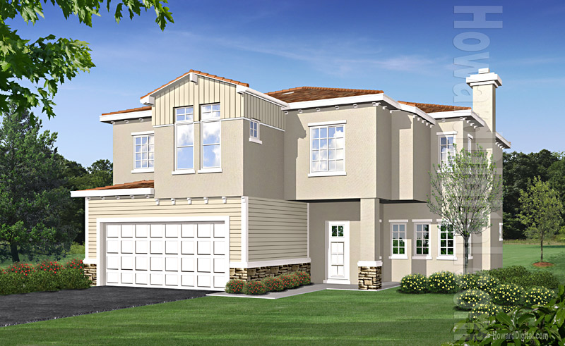 House Illustrations - Home Renderings - Reno NV