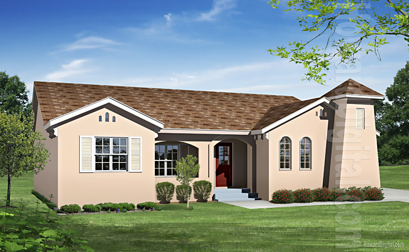 House Illustrations - Home Renderings - Sunland Park NM