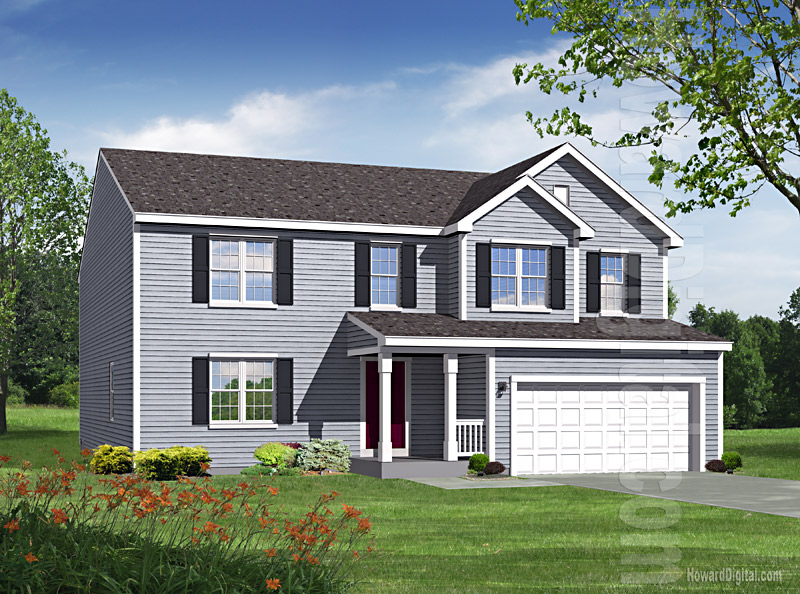 House Illustrations - Home Renderings - Cheektowaga NY