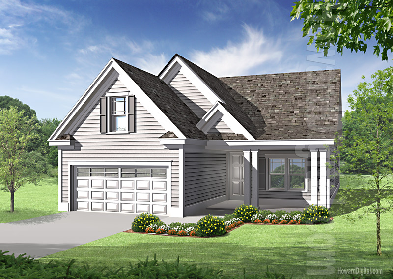 House Illustrations - Home Renderings - Cary NC