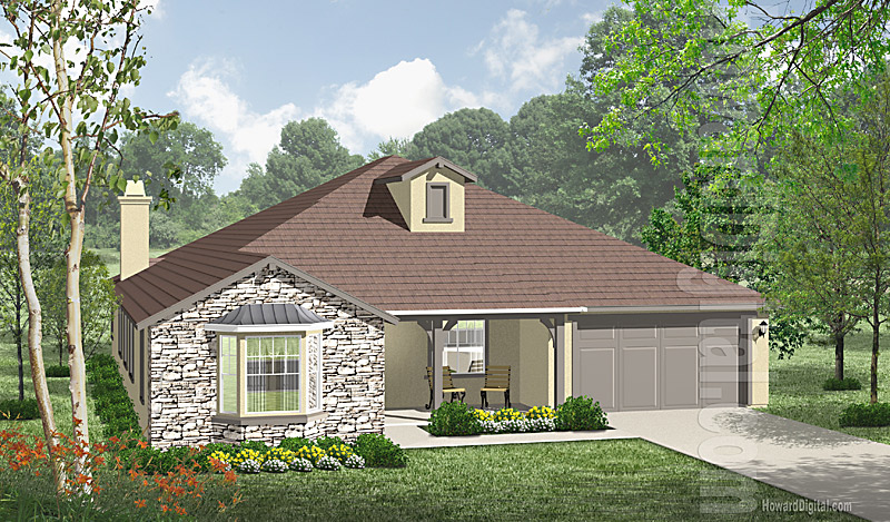 House Illustrations - Home Renderings - Concord NC