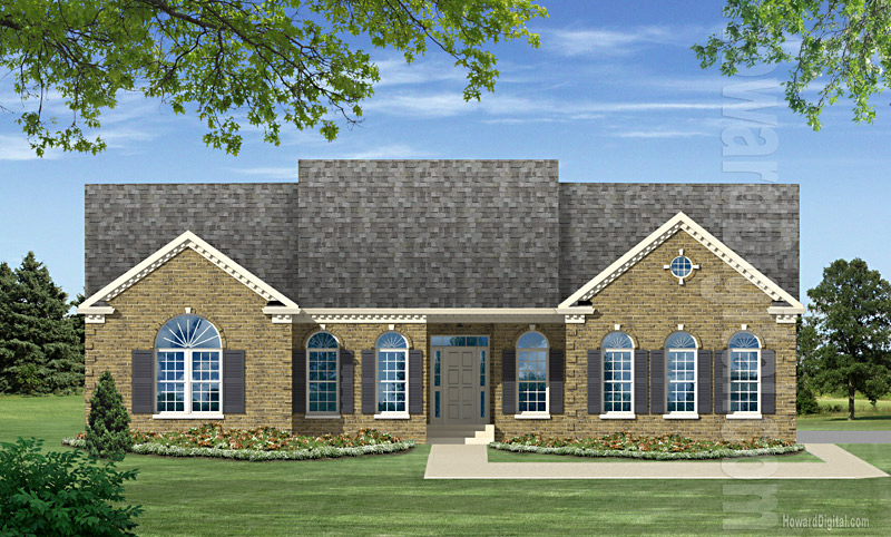 House Illustrations - Home Renderings - Greenwood SC