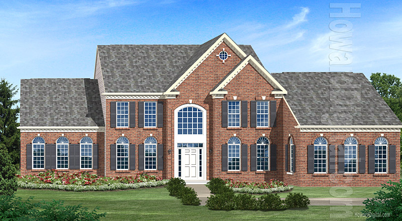 House Illustrations - Home Renderings - Rock Hill SC