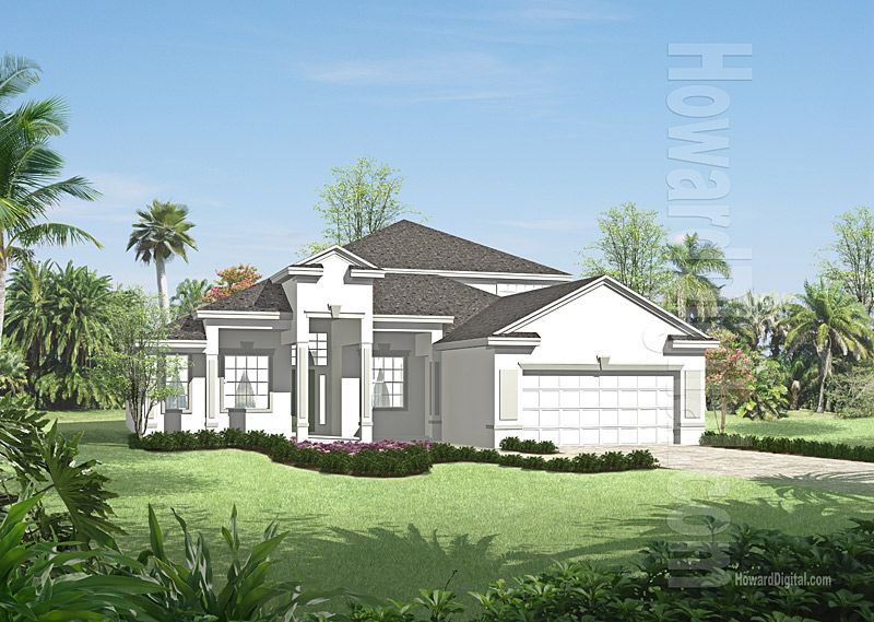 House Illustrations - Home Renderings - Austin TX