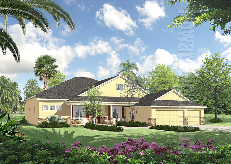 House Illustrations - Home Renderings - Plano TX
