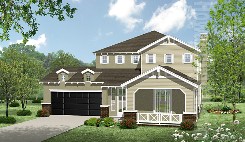 House Illustrations - Home Renderings - Round Rock TX
