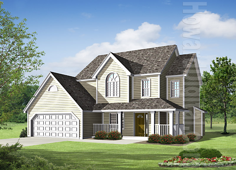 House Illustrations - Home Renderings - Olympia WA