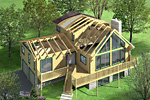 log home renderings