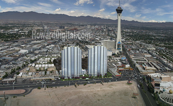 Architectural Rendering - Allure Resort - Las Vegas, Nevada NV