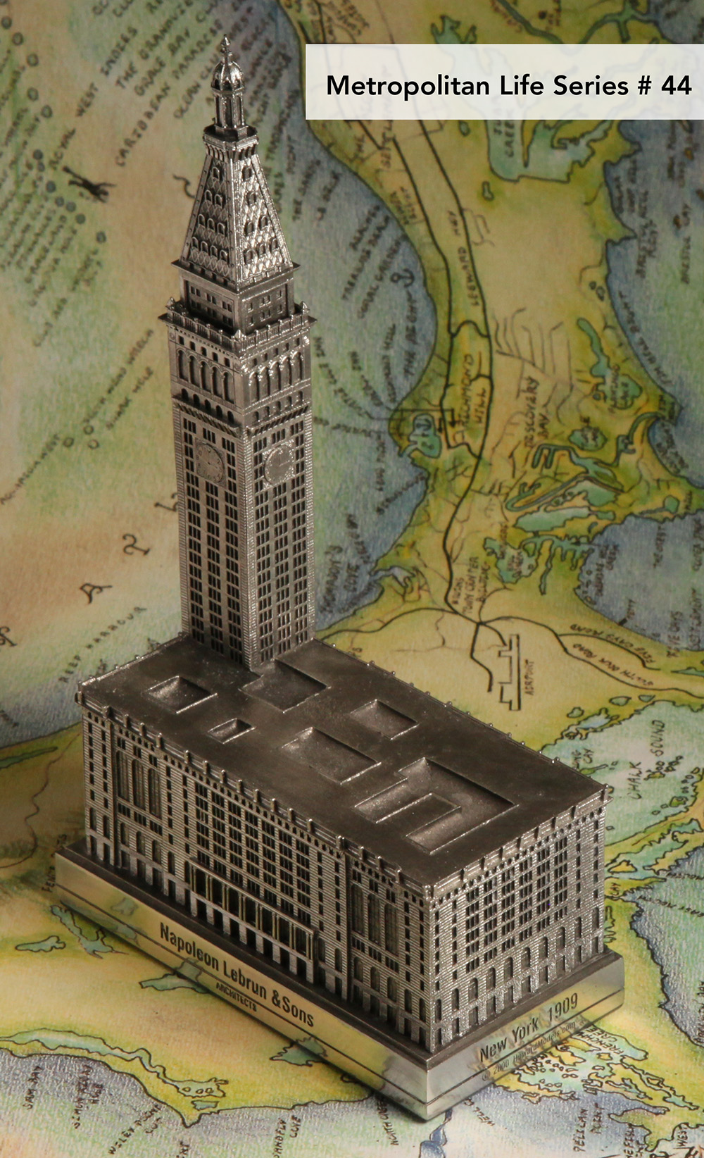 Met Life Metropolitan Life Insurance Tower - Miniature building ...