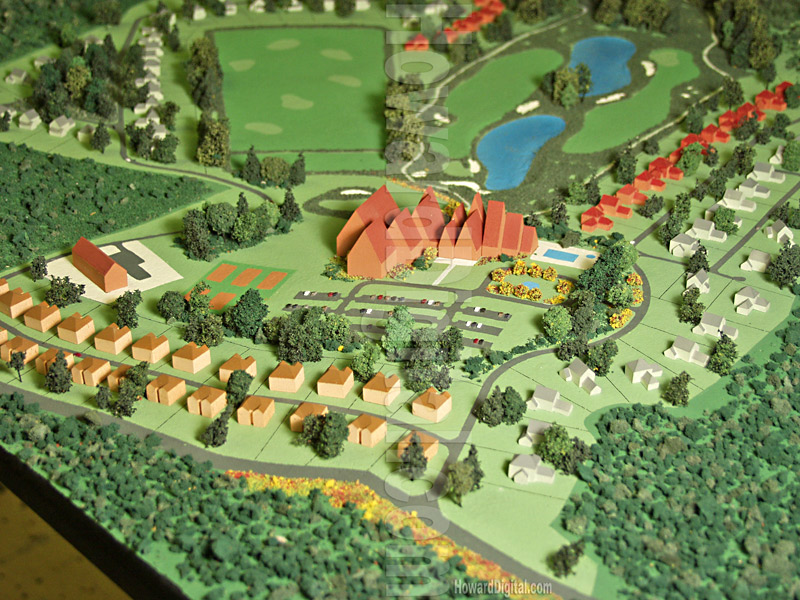 Golf Course Models - Latvia Dubaila Golf Course Model - Location Model-01