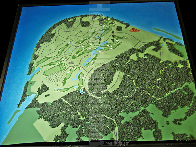 Golf Course Models - Tennesee National Golf Course Model - Loudon, Tennessee, TN Model-02