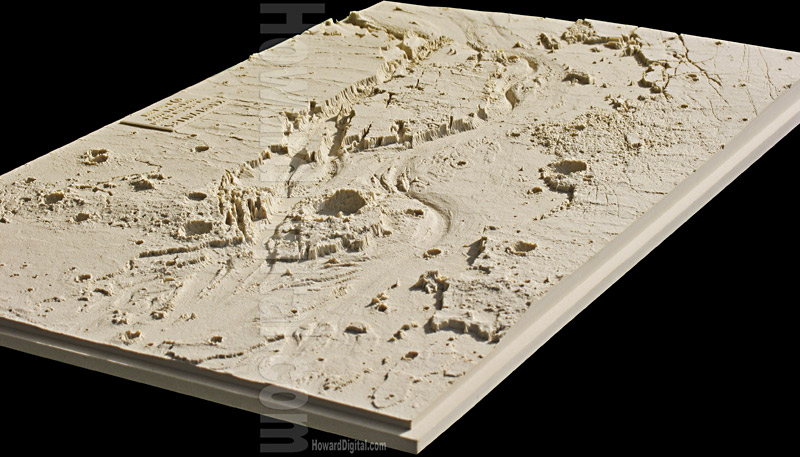 Relief Maps - Kasei Valles Model - Kasei Valles Model-02