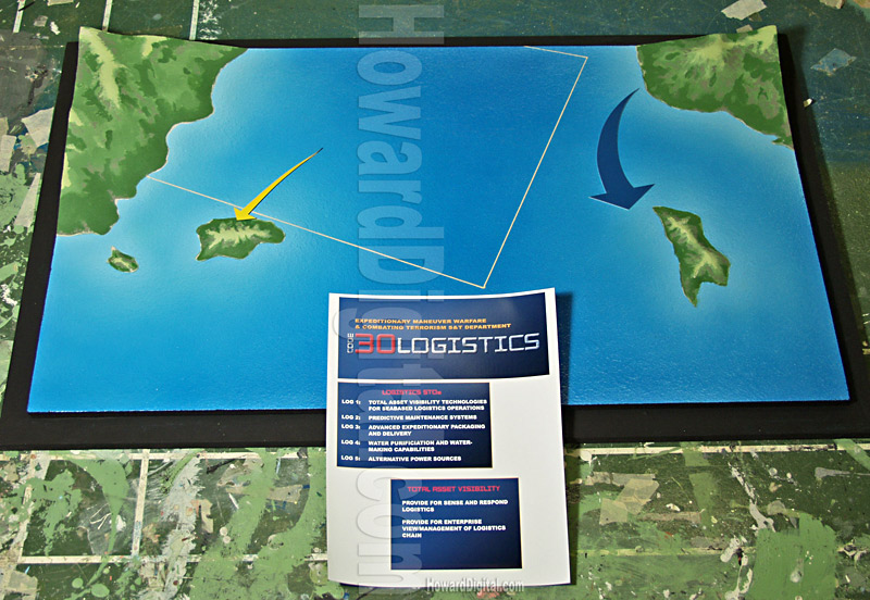 Raised Relief Maps - Office of Naval Research Arlington, Virginia, VA