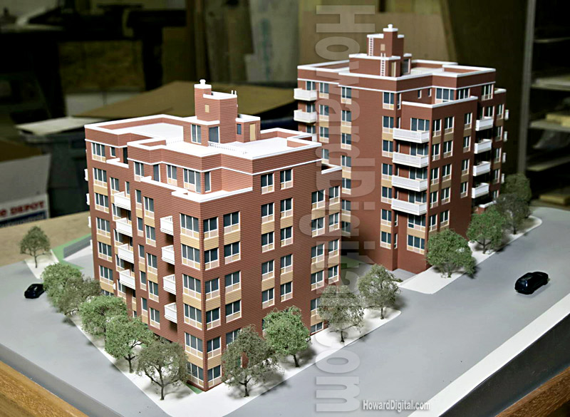Howard Architectural Greystone Models Westwood Terrace Architectural Model
