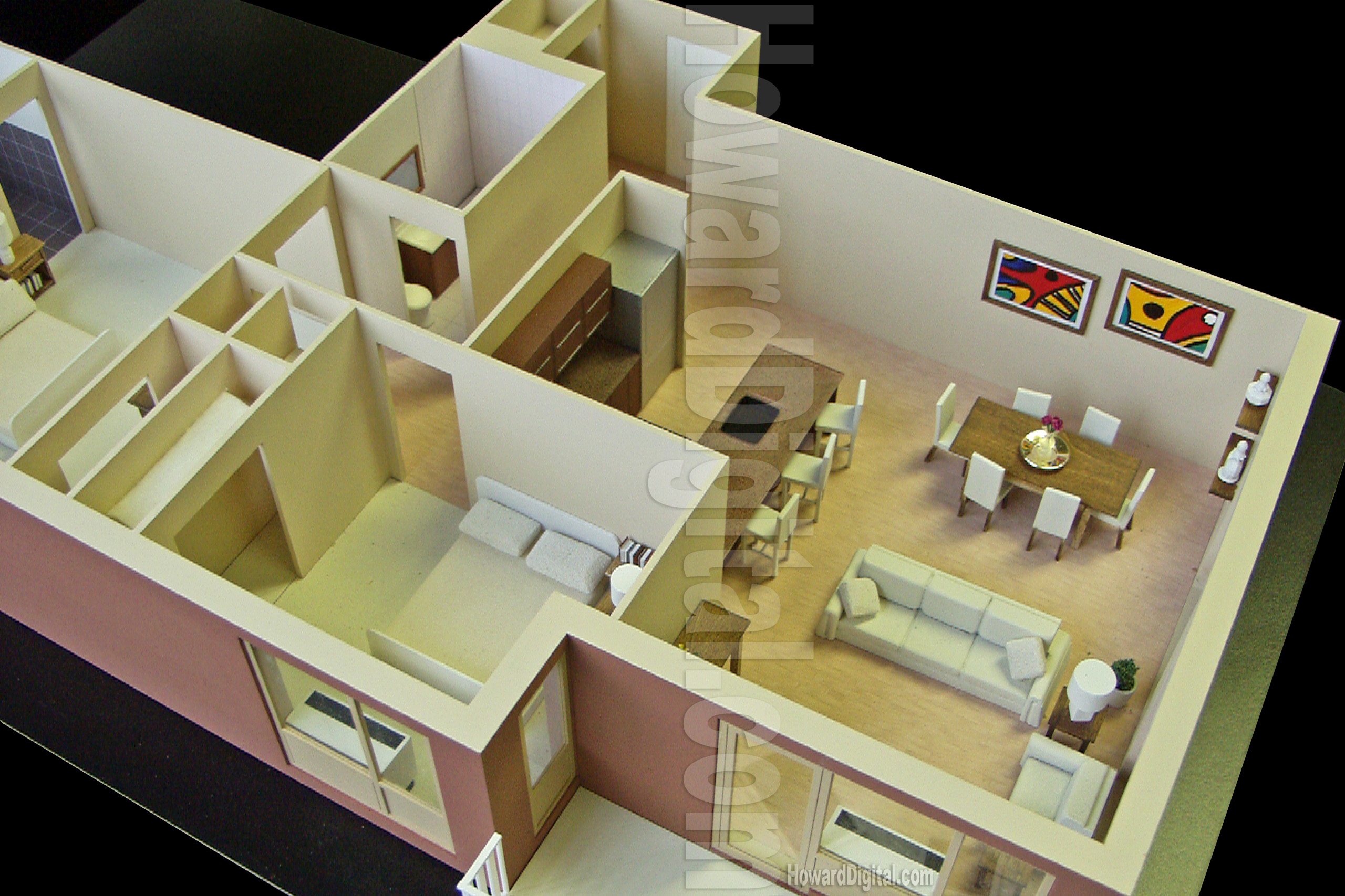 Interior Model Howard Architectural Models Westwood 