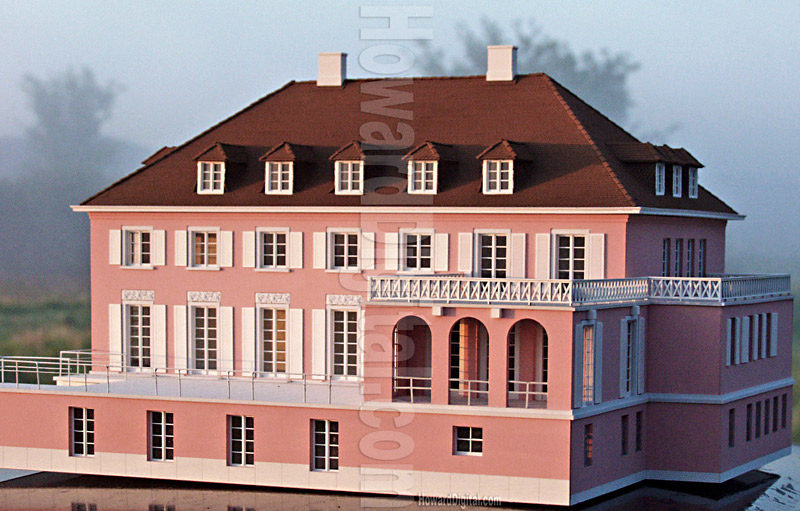 Urbig House Model - Mies van der Rohe, Howard Architectural Models, Architectural Model