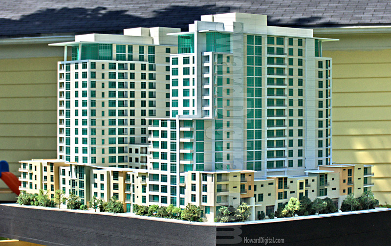 Condo San Diego California, Howard Architectural Models, San Diego, CA, Architectural Model