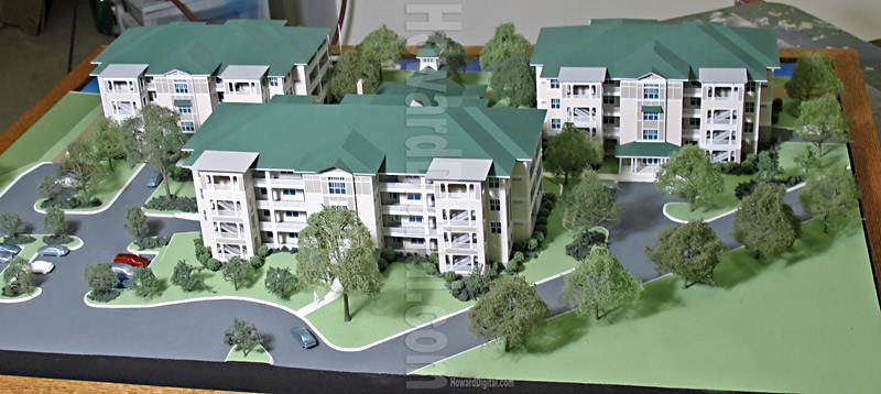 North Carolina Marina, Howard Architectural Models, Architectural Model