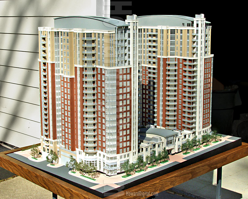 Architectural Scale Model, Reston VA Real Estate - Howard Architectural Models 