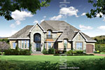 French Chateau House Renderings