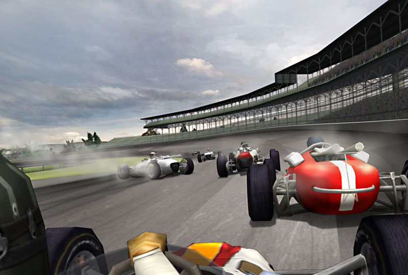 Sky Photography used in Indianapolis 500 Legends Nintendo Games