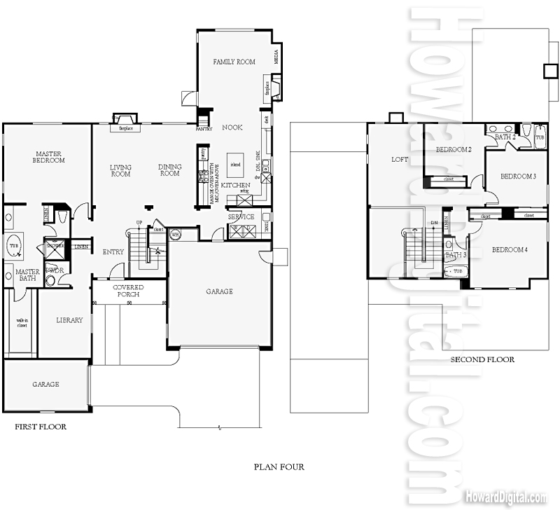 House Illustration Net-Finity - Centex home series