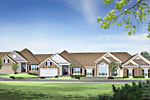 Millenium Streetscape Homes Home Rendering