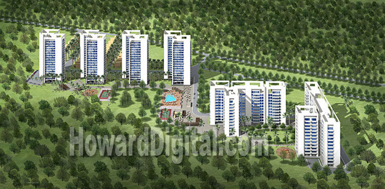 Architectural Rendering  Residential Condominium Development India